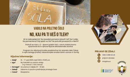 Poletna šola »No, kaj pa ti veš o tleh?«