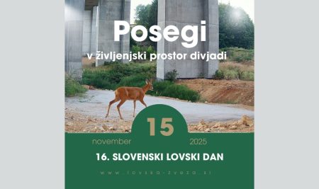 16. Slovenski lovski dan: Posegi v življenjski prostor divjadi