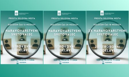 Prosta delovna mesta na Zavodu RS za varstvo narave, OE Maribor