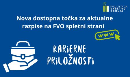 Nova dostopna točka za razpise in karierne priložnosti