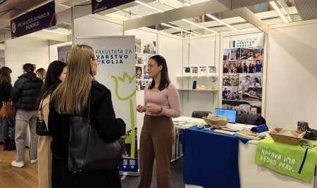 Predstavitev Fakultete za varstvo okolja na sejmu Informativa