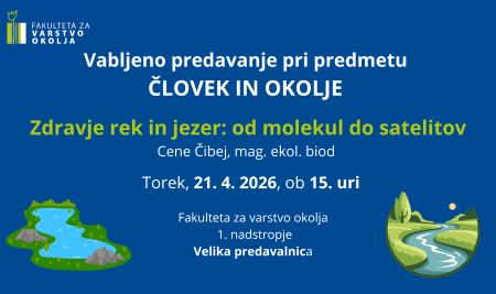 Zdravje rek in jezer: od molekul do satelitov