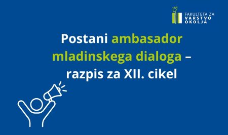 Razpis za ambasadorje in ambasadorke XII. cikla mladinskega dialoga