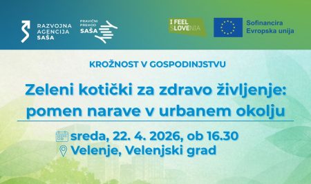 Predavanje in delavnica – Zeleni kotički za zdravo življenje: pomen narave v urbanem okolju