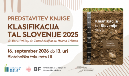 Predstavitev nove monografije Klasifikacija tal Slovenije 2025