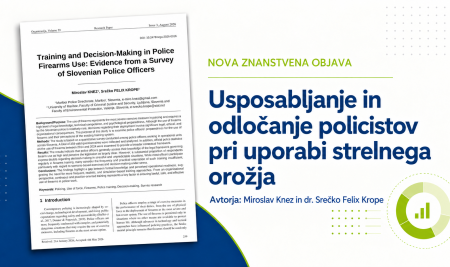 Nova znanstvena objava o usposabljanju policistov za uporabo strelnega orožja